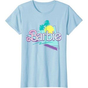 NEW Barbie 90'S Barbie Logo T-Shirt, Barbie movie gift, Women Tops
